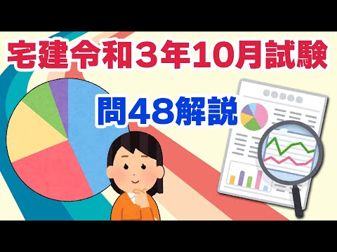 【宅建過去問】（令和03年10月問48）統計（令和06年受験用）