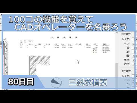 【ＣＡＤオペレーターを名乗りたい】三斜法の設定【１００日チャレンジ】