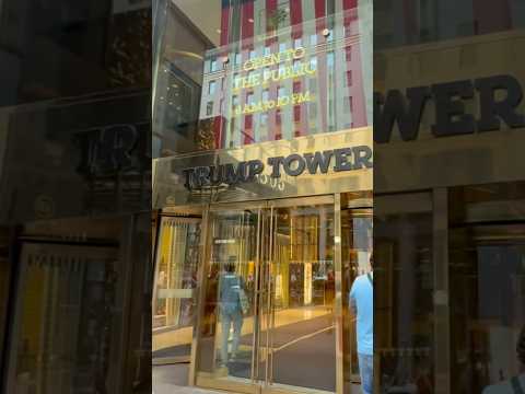 Trump Tower New York #trump #trumptower #newyork #amazingbuildings #ytshorts