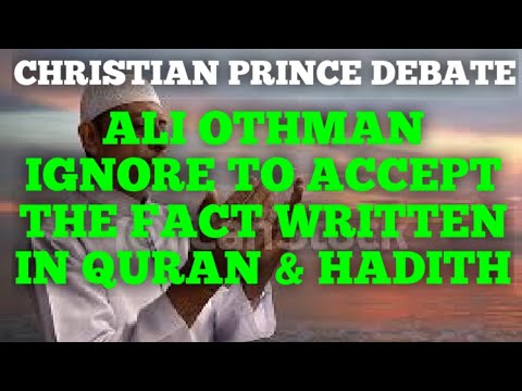 Debate_Ali othman ignorance argument with christian prince