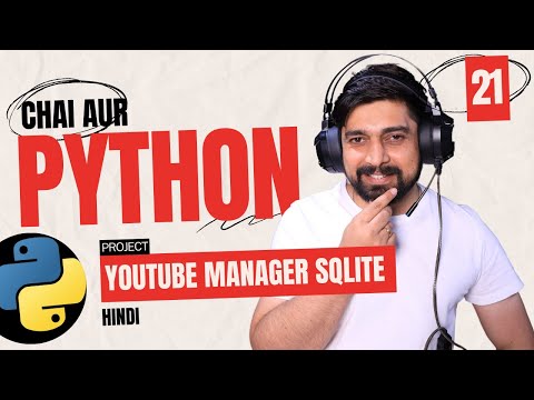 Python project   Youtube manager with sqlite3