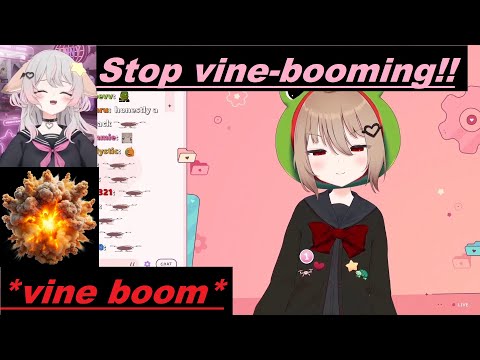 Evil Neuro calls anny only to vine boom to her