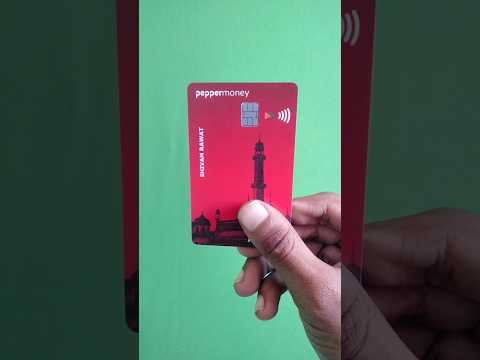 🌶️ Pepper Money Card Unboxing | Unbox Pepper Money Card | Under 18 Free ATM Card #shorts #viral