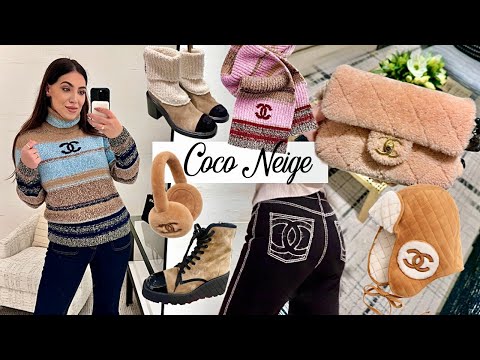 Chanel Coco Neige Capsule Winter Ski Collection ❄️ Shearling Bags, Boots, RTW 24N