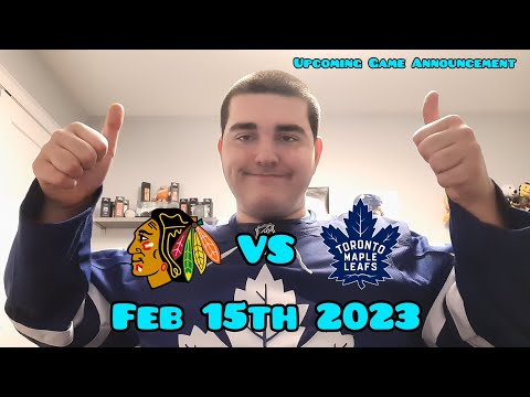 REDEMPTION!!!! LAST MINUTE UPCOMING GAME ANNOUNCEMENT Leafs vs Blackhawks MUST WATCH