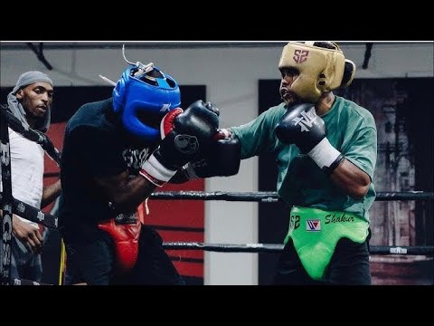 Shakur Stevenson Training to Smash “SCARED MEXICAN” in 18 by 18 Ring vs William Zepeda