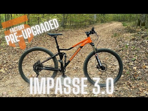 $1199 Mongoose Impasse 3.0 Dual Suspension Mountain Bike | Pre-Upgraded | Trail Ready from Amazon