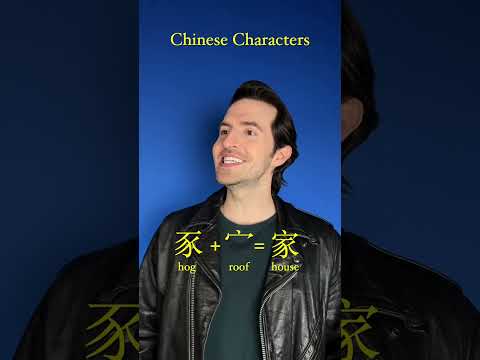 Chinese Character Logic. AWESOME. EASY! #mandarin #chinese #china #language #learning