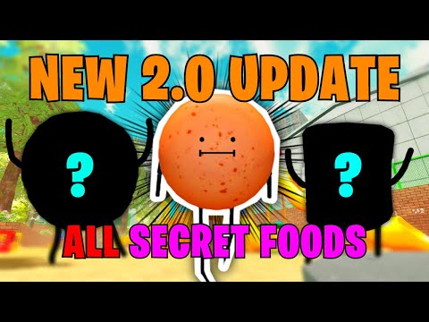 SECRET STAYCATION | ALL SECRET FOODS in NEW 2.0 UPDATE!