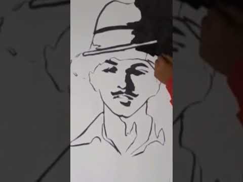 Desh mere Bhagat Singh Vipin Kumar#drawing #youtubeshorts