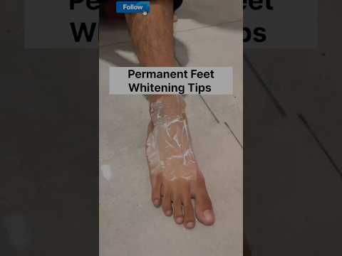 Permanent feet whitening #shorts #youtube #skincare #deadskin #tanning #beauty