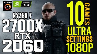 10 GAMES on RTX 2060 Ultra Settings 1080p Benchmark Test! pt.1