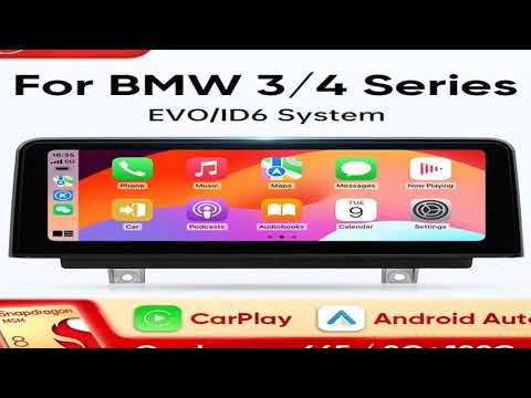 Ainavi For BMW 3 4 Series 2018 EVO ID6 System F30 F31 Wireless Carplay Android Auto Car St