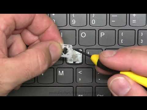 Lenovo IdeaPad Flex 15IML Laptop How to Key Cap Repair