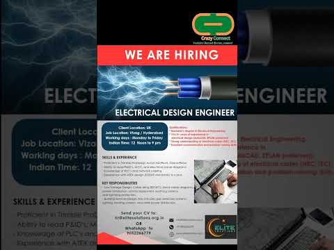 We are hiring an Electrical Design Engineer