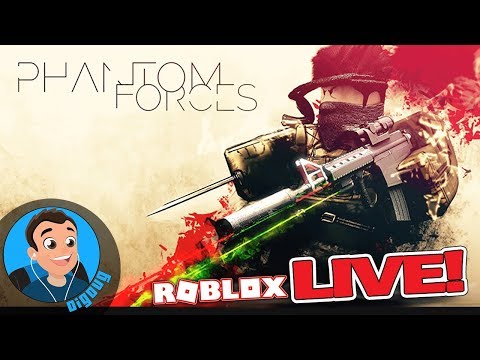 Join us We're Playing Roblox Phantom Forces Live! DigDugPlays Live