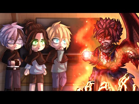 Black Clover React To Natsu Dragneel // Gacha React