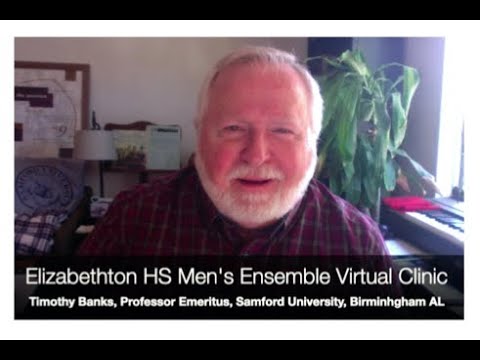 Elizabethton HS Men's Ensemble - Virtual Clinic