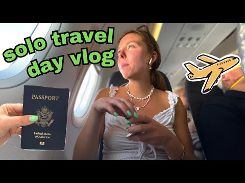 TRAVEL DAY VLOG ✈️ (solo airport vlog)