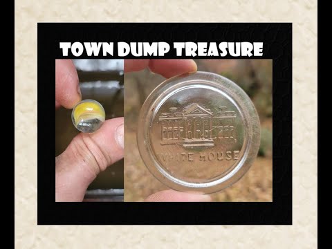 Town Dump Archaeology - White House - Marbles & Toys - Antiques - Bottle Digging - Bottles - Glass -