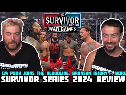 SURVIVOR SERIES WAR GAME 2024 LATE REVIEW - CM PUNK AND ROMAN , BRONSON REED INJURY #wargames #wwe