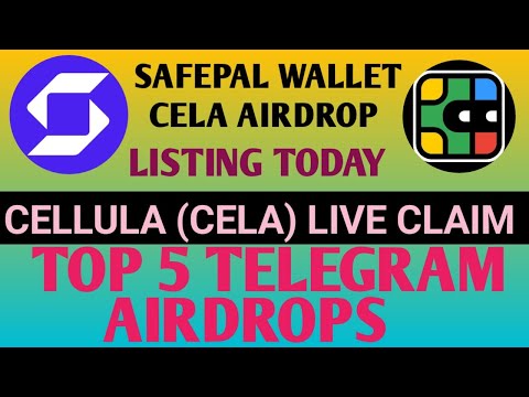 Safepal Wallet WHO Cela Claim | Cellula Airdrop Listing News | Top 5 Telegram Airdrops