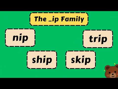 Word Families and Sentences /Word Families for Grade 1/ Word Families Sentences / Learn English