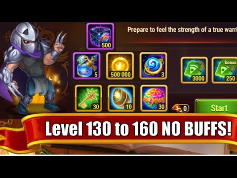 Path of the Four Level 130, 140, 150, 160 NO BUFF | Hero Wars Teenage Mutant Ninja Turtles Event