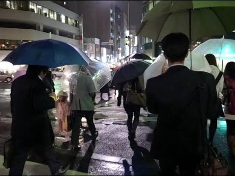 2009 五反田雨散歩 五反田駅へ向かう 091111