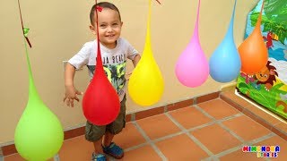 Aprende los colores con globos 🎈🎈 Juegos para niños - Videos educativos - Mimonona Stories