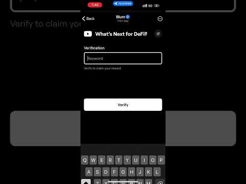 What’s Next For Defi ? : Blum Code Verification | Blum Verification Code 15 November #blum