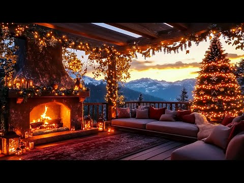 Soothing Fire Sounds And Winter Snow Cozy Room Ambience For A Calm Peaceful Christmas Relaxation