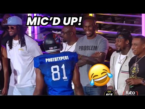 Terrell Owens Mic’d Up with Marshawn Lynch, Julio Jones, Marcus Peters & Todd Gurley 🔥