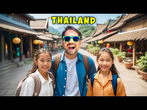 I Spend 24 Hours In Thai Village - Another Side Of Thailand 🤐