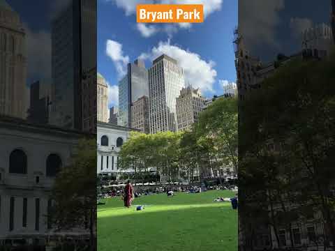 Bryant Park #newyorkcity #fall #love #2022 #newyork