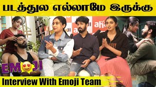 சிம்பு தான் எனக்கு எல்லாமே 🔥 - Interview With Emoji Web Series Team| Mahat, Devika Satheesh, Manasa