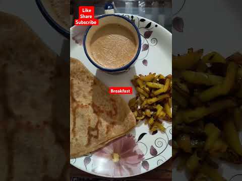 Paratha bhujiya in breakfast #breakfast #youtubeshorts #food #shortvideo #foodshorts #viralvideo