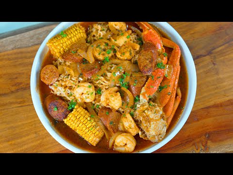 Seafood Boil RAMEN Recipe