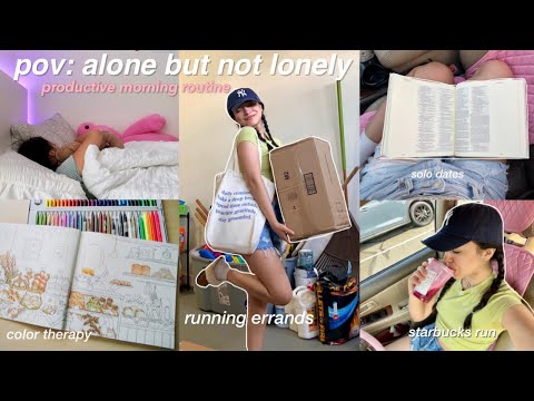 7am introverted morning routine ☁️ summer wellness, alone but not lonely, self care vlog