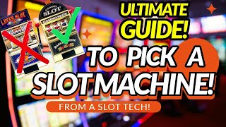 How to Pick a Slot Machine 🎰 ULTIMATE GUIDE! ⭐️ From a Slot Tech! WIN MORE JACKPOTS on slots! 🎰