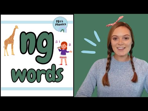 'ng' Words | Blending Phonics | ng Words with Pictures | Learn to Read | British Teacher