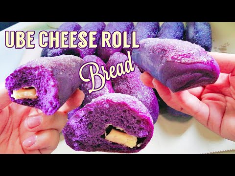 UBE CHEESE ROLL BREAD /SOFT AND FLUFFY CHEESE ROLL BREAD