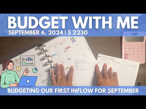 Let's budget our first paycheck in September