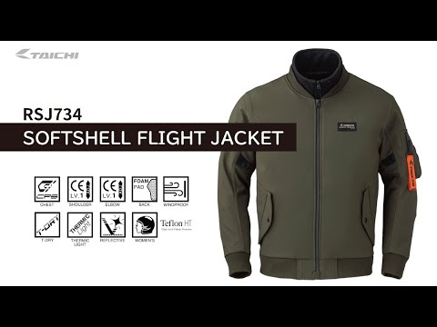 【TAICHI】RSJ734 SOFTSHELL FLIGHT JACKET