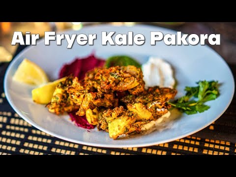 Diwali Recipe 5: Crispy Kale Pakora - Healthy Kale Pakoras You Can't Resist! Air Fryer Kale Pakora