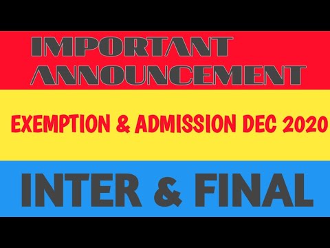 Important Announcement for CMA INTER & CMA FINAL DEC 2020