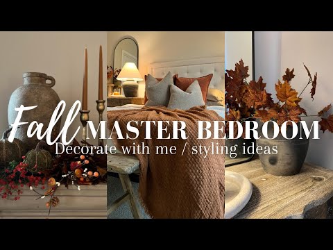 Master Bedroom MAKEOVER | Fall Decorate With Me 2024 | Budget Friendly Fall Decor & more...