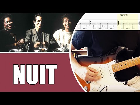 Nuit - Fredericks, Goldman & Jones | Guitar solo cover with tabs #60