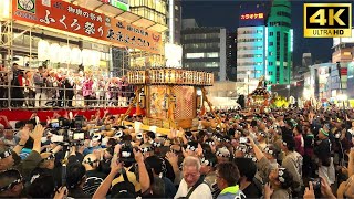 【池袋ふくろ祭り 2024】神輿出陣!!  全15基がステージ前でパフォーマンス / 御輿発進式