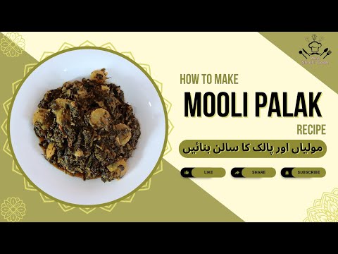 Mooli Palak Recipe | Winter Special Recipe by What Shall I Cook